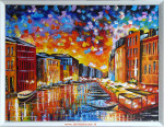 Leonid Afremov, Venice Grand Canal, inlijsten